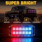 Primelu 2026 Red Blue Strobe Lights 38 Flashing Modes For 12 24v Blue And Red