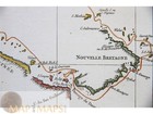 New Guinea Old Map Voyage Captn  Dampier Philippe 1787