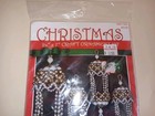 Christmas Ornament Kit 2 5 x7  New Makes 4 Design Works Crafts Beaded Diy 6113