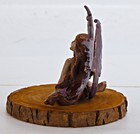 Vintage Miniature Hand Painted Pewter Fairy