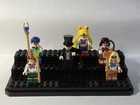 Custom Sailor Moon Minifigures Tuxedo Mask And Cat  Set Of 6 Minifigs
