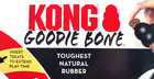 Kong Extreme Goodie Bone Durable Power Chewers Treat Stuffable Dog Chew Toy 7 