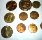 Vintage Mixed Lot Of 27 Assorted Tokens