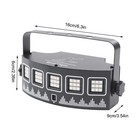 7 Color Led Show Lighting - Remote Control   Sound-activated Party Light
