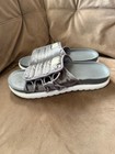 Nike Sportswear Men s Comfort Slide Sandals Gray white Us 12 Eu 46  No Box