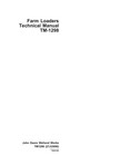 John Deere Tm1298 Farm Loader Technical Manual