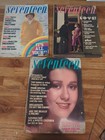 Vintage Seventeen Magazine Lot 12 Issues 1976 Fashion Beauty Teen Culture