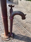 Antique 1893 Evansville Cast Iron Hand Well Pump     Local Pickup