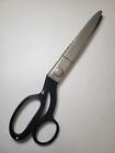 Vintage Wiss Cb 9 Inch Pinking Shears Industrial Sewing Fabric Scissors Used