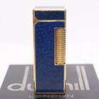 Dunhill Roller Gas Lighter Blue_ Lapis Lazuli_ultrasonically Cleaned_working