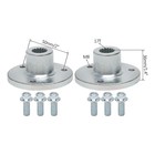 3 Stud 50mm 17t Spline Rear Axle Wheel Rim Hubs For 5  Go Kart Tire Drift Trike