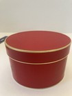 Rare Vtg Walt Disney Gold Script  disney Hats  Miniature Hat Box W grey Hat