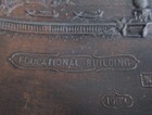 1904 St Louis World s Fair Souvenir Metal Tray Education Building