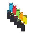 Buyless Fashion Boy Scoop Neck Tagless Undershirt Soft Cotton Tank Top  10 Pack 