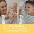 Infant-to-toddler Electric Toothbrush - Waterproof  Silicone   Bristle Heads