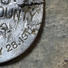 Rare 1911 Washoe County Nevada Hunting Fishing License  1 00 Token 116 Yo       