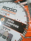 Ridgid 14  Dual Purpose Xtr Diamond Blade Turbo Notch Segment    675