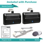 2 For Chamberlain Liftmaster Craftsman Garage Door Opener Remote 891lm Learn Blk