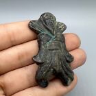 Museum Quality Ancient Roman Bronze Amulet Of A Priest  456
