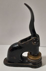 Antique Seal Press Cast Iron Stamp Notary Public Johnston County   N c 