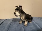 Vintage Lefton Schnauzer Scottie Dog Glazed Ceramic Figure Japan