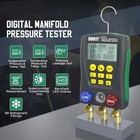 Digital Manifold Gauge Set Hvac Ac Refrigerant Charging Kit Vacuum Pressure Test