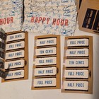 200 Vintage Bar Happy Hour Pull Tab Cards  Pub Discount Beer Pull Tabs