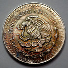 1985 1 Oz 999 Silver Mexico Libertad Pura Plata Natural Toning Coin Rare