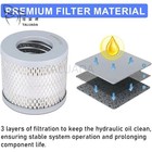 21w6041121 Hydraulic Filter For Komatsu Pc40mr-2 Pc50mr-2 Pc78mr-6 Excavator