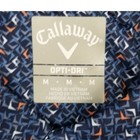 Callaway Opti   dri Geometric Polo Shirt Mens Medium Blue Golf Performance Stretch