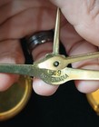Antique Brass Balance Scale Apothecary W  Gram Weights In Case Made In India 509