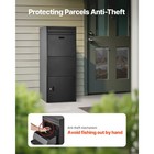 Package Delivery Boxes For Outside 47 2 In Anti-theft Lockable Parcel Drop Box