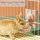 Rabbit Water Bottle No Drip  2 Pcs Hanging Guinea Pig Water Dispenser 600ml Smal