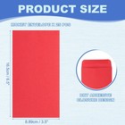Money Envelope 25 Pcs 6 5  X 3 5  Cash Holder For Checks Coins Red