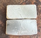 2 - 1 Troy Oz 999 Fine Silver Hand Pours   Prospector Gold   Gem 1oz Bars