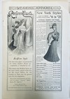 1905 Lot Of 3 Vintage Printed Ad Women s Fashions Outfits Page 8x5  Dresses Look