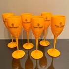 Veuve Clicquot Ice Bucket Set - Bucket With 6 Flutes