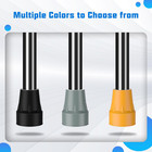 Supregear 7 8   22 Mm  Cane Tips  4-pcs Replacement Crutch Tips Thickened Rubber