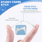 Pointed Tip Cotton Swabs  800 Count Double Precision Tips With Paper Stick  Cott