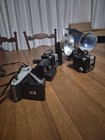 Vintage Camera Lot Of 5 - Kodak Brownie Hawkeye  Polaroid Pronto  Bellows 
