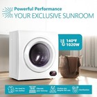 Compact Laundry Dryer  3 5 Cu Ft Front Load Stainless Steel Clothes Dryers