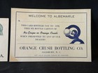 Vintage 1930s-40s Orange Crush Soda Advertising Ink Blotter Postcard Lot Of 2
