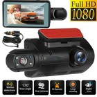 1080p Hd Car Dvr Camera Dual Lens Dash Cam Video Recorder G-sensor Night Vision
