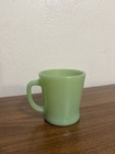 Vintage Fire King Jadeite D Handle Mug Coffee Cup Anchor Hocking Logo