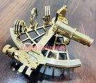 9  Vintage Solid Brass Nautical Handmade Navigational Maritim Sextant Astrolabe