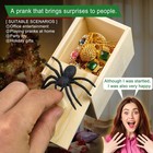 Scary Spider Prank Gift Box Surprise Toy Funny Gag Xmas Present For Kids Adults