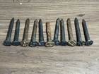 Railroad Date Nail 1950   s Lot Of 11 Rare Free Shipping