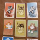 Lot Of 10 Cat Kitten Swap Playing Cards