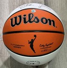 Caitlin Clark - Sophie Cunningham - Dual Autographed Full Size Basketball W coa
