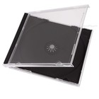 Premium Black Single Disc Standard Thickness Jewel Cases 10 4mm Plastic Cd Cases